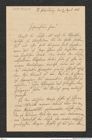Nachlass Franz Steindachner, Brief von Rößler an Franz Steindachner (12.04.1876), Inv.Nr. 423.01, Seite 1